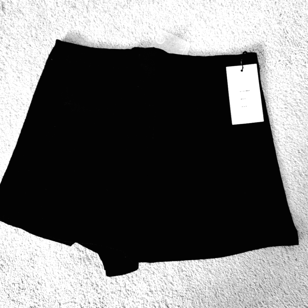 Black High Waist Shorts